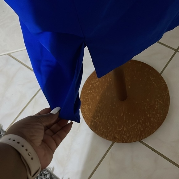 NWT TS Couture cape sleeves dress size S red or blue - Picture 7 of 12